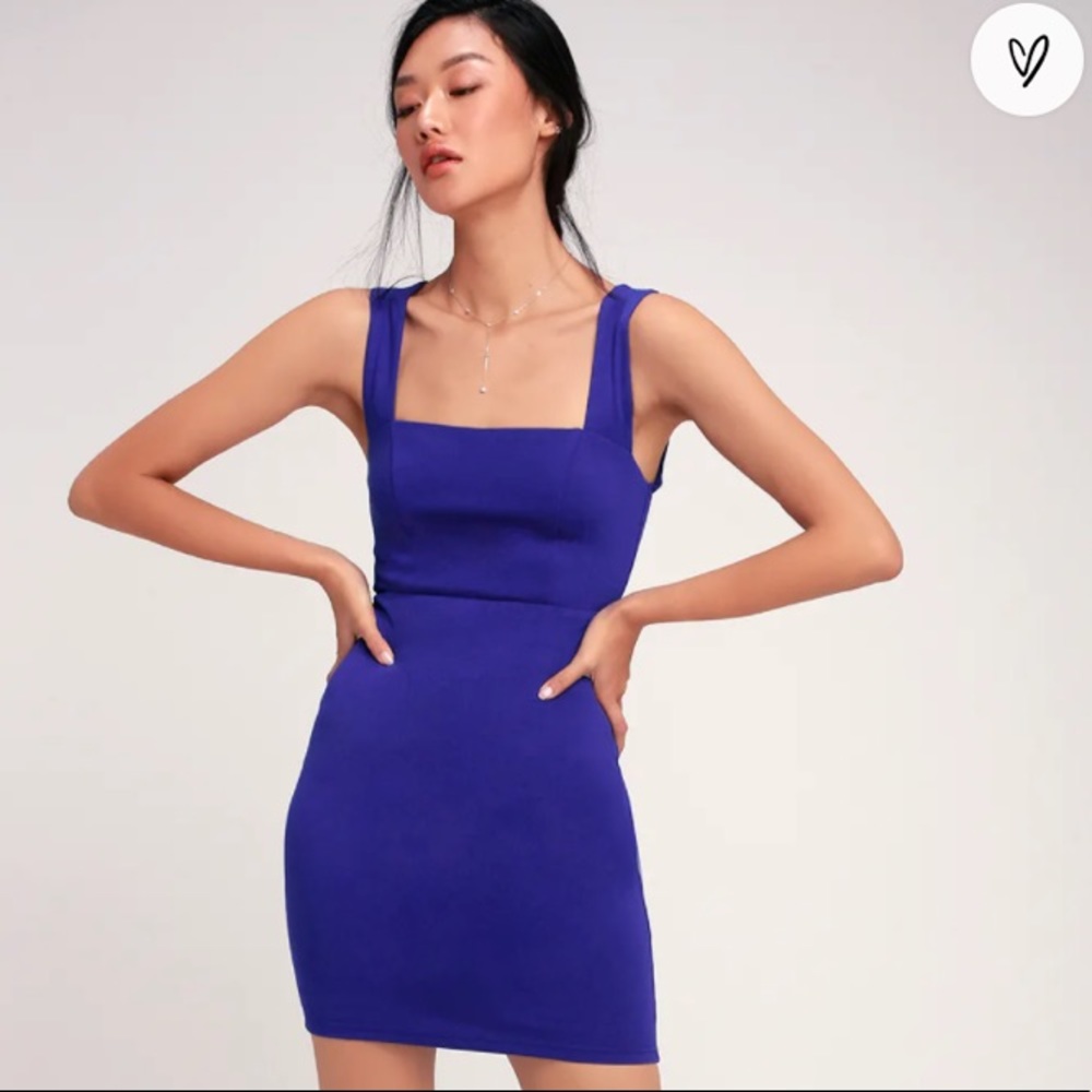 Sip of Champagne Square Neck Bodycon Dress